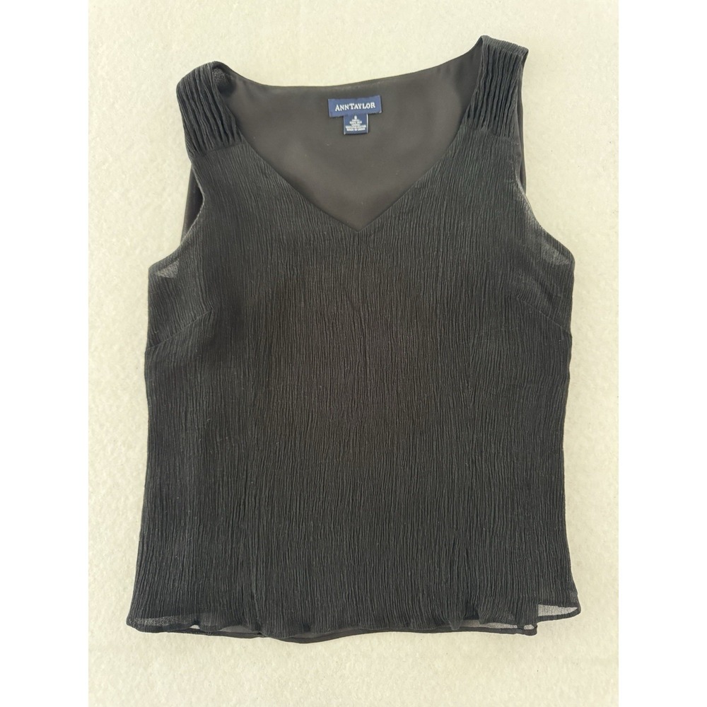 90s/Y2K/ Ann Taylor Silk Tank /Size 8